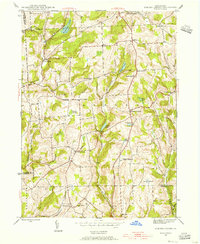 Auburn Center 1945 topographic map thumbnail