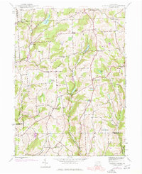 Auburn Center 1945 topographic map thumbnail