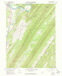 Aughwick 1959 topographic map thumbnail