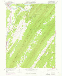Aughwick 1959 topographic map preview