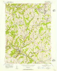Avella 1954 topographic map preview