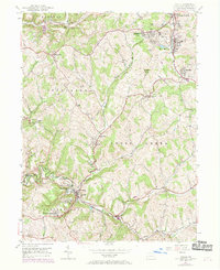 Avella 1954 topographic map thumbnail