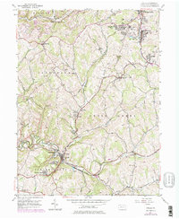 Avella 1954 topographic map thumbnail