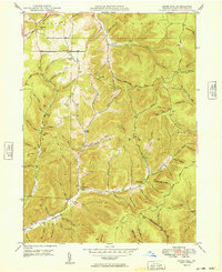 Ayers Hill 1949 topographic map thumbnail