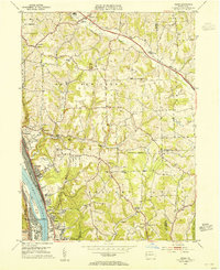 Baden 1953 topographic map thumbnail