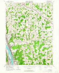 Baden 1953 topographic map thumbnail