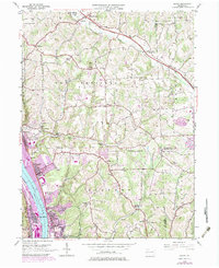 Baden 1953 topographic map thumbnail