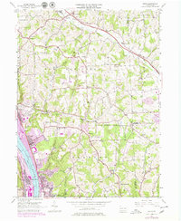 Baden 1953 topographic map thumbnail