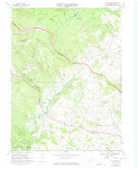 Bakersville 1967 topographic map thumbnail