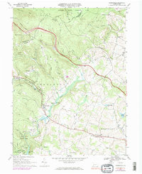 Bakersville 1967 topographic map thumbnail