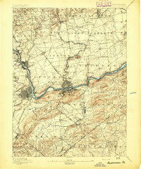 Allentown 1894 topographic map thumbnail