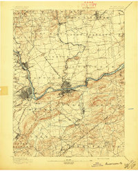 Allentown 1894 topographic map thumbnail