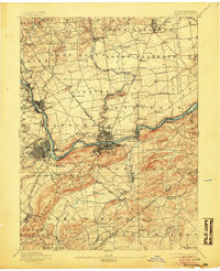 Allentown 1894 topographic map thumbnail