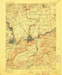 Allentown 1894 topographic map thumbnail