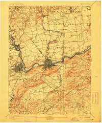 Allentown 1894 topographic map thumbnail