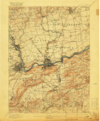 Allentown 1894 topographic map thumbnail