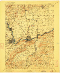 Allentown 1894 topographic map thumbnail