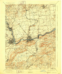 Allentown 1894 topographic map thumbnail