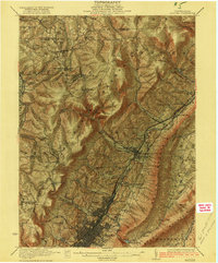Altoona 1922 topographic map thumbnail
