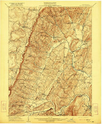 Bedford 1910 topographic map thumbnail