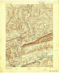 Bloomsburg 1894 topographic map thumbnail