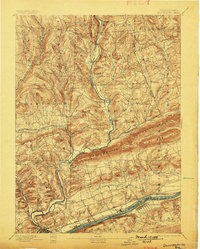 Bloomsburg 1894 topographic map thumbnail