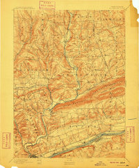 Bloomsburg 1894 topographic map thumbnail