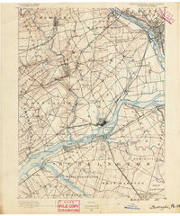 Burlington 1890 topographic map thumbnail