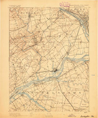 Burlington 1893 topographic map thumbnail