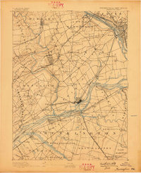 Burlington 1893 topographic map thumbnail