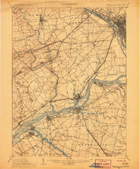 Burlington 1906 topographic map thumbnail
