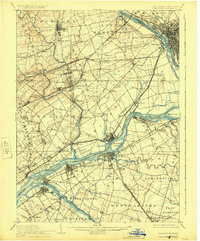 Burlington 1906 topographic map thumbnail