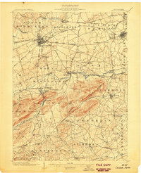 Carlisle 1904 topographic map thumbnail
