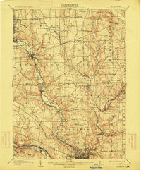 Neshannock 1907 topographic map thumbnail