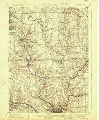 Neshannock 1907 topographic map thumbnail