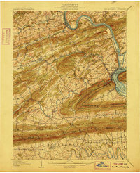 New Bloomfield 1907 topographic map thumbnail
