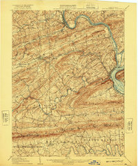 New Bloomfield 1907 topographic map thumbnail