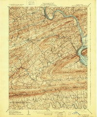 New Bloomfield 1907 topographic map thumbnail