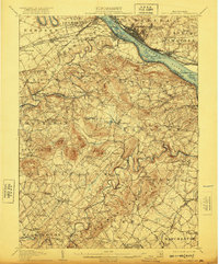 New Cumberland 1906 topographic map thumbnail