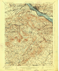 New Cumberland 1906 topographic map thumbnail
