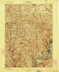 New Kensington 1910 topographic map thumbnail