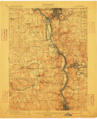 Newcastle 1904 topographic map thumbnail