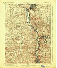 Newcastle 1904 topographic map thumbnail