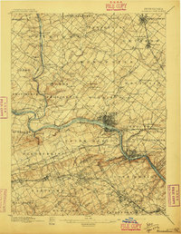Norristown 1896 topographic map thumbnail