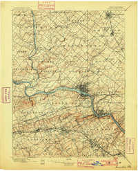 Norristown 1895 topographic map thumbnail