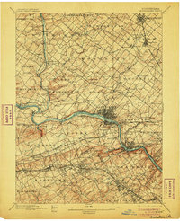 Norristown 1895 topographic map thumbnail