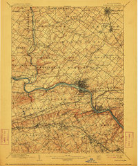 Norristown 1895 topographic map thumbnail