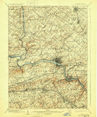 Norristown 1895 topographic map thumbnail