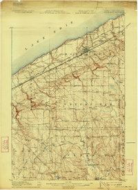 North East 1915 topographic map preview