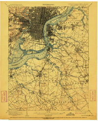 Philadelphia 1898 topographic map thumbnail